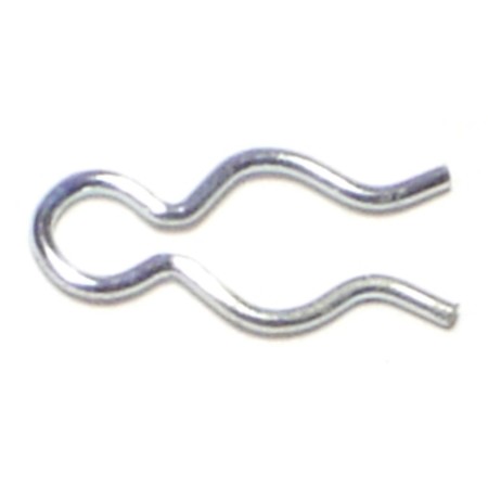 MIDWEST FASTENER 1/4" x 5/8" Zinc Plated Steel Pin Clips 20PK 67083